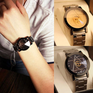 LKS Luxury Fashion Stainless Steel Watch for Men