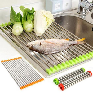 Roll Out Drying Rack over the sink